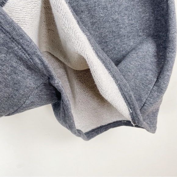 James Perse Standard 3/4 Sleeve Casual Pullover Terry Sweatshirt Dress Gray - Picture 3 of 7